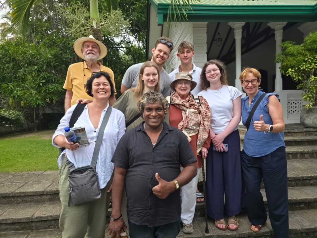 Ambayaluwo Hotel weekend tour guests with BR Travels in Sri Lanka